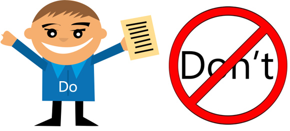 Dos-And-Donts Dos-And-Donts